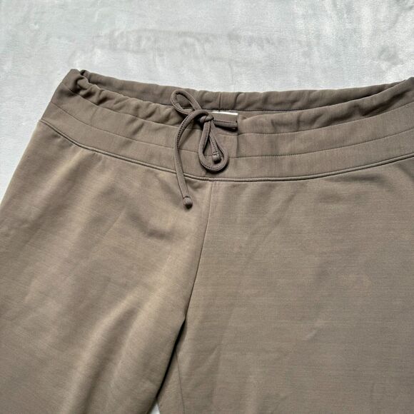 Columbia Titanium Crop Pants Womens XL Brown Fleece Lined Mid Rise Drawstring - Picture 9 of 15